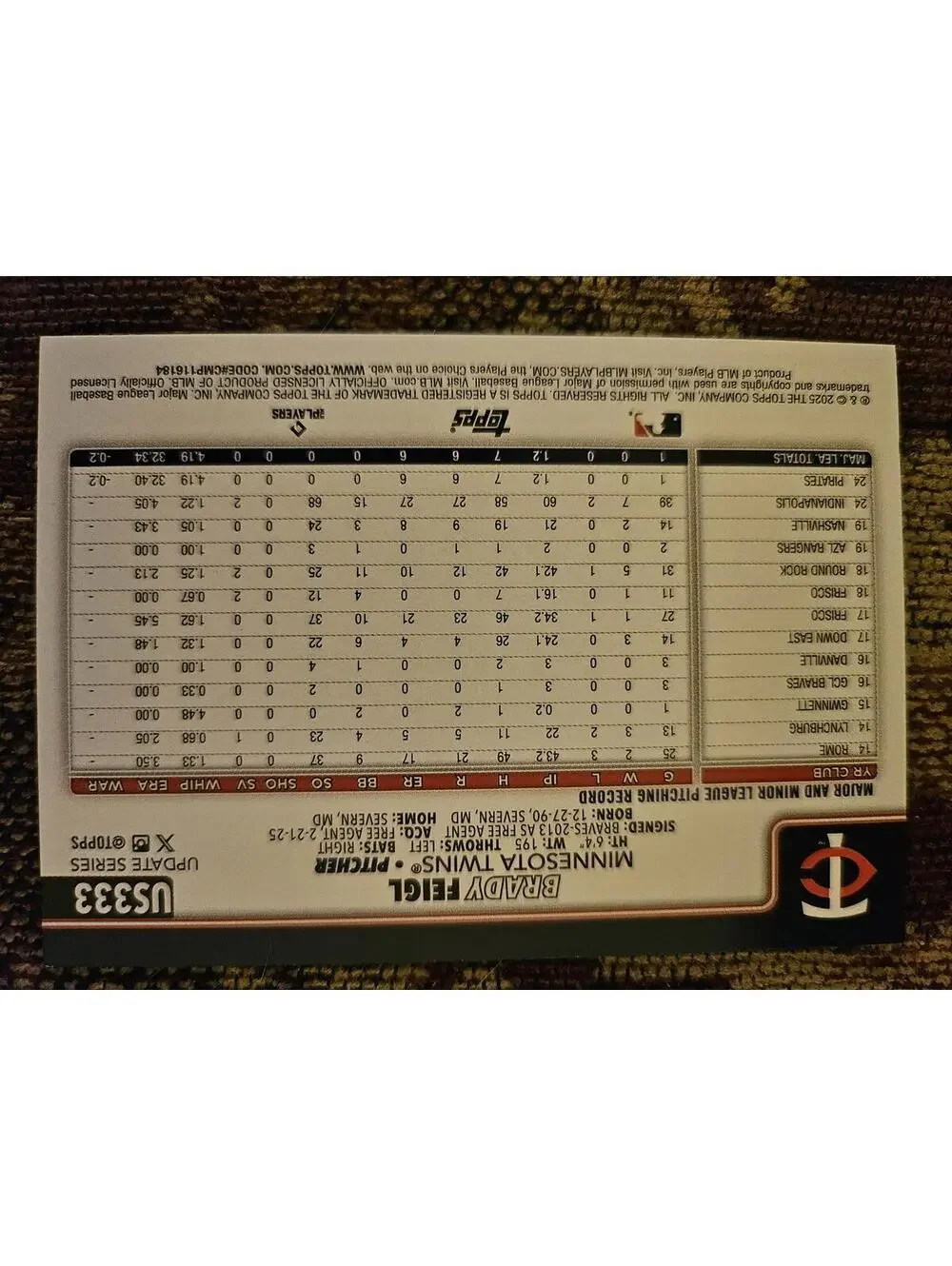 Topps 2025 update